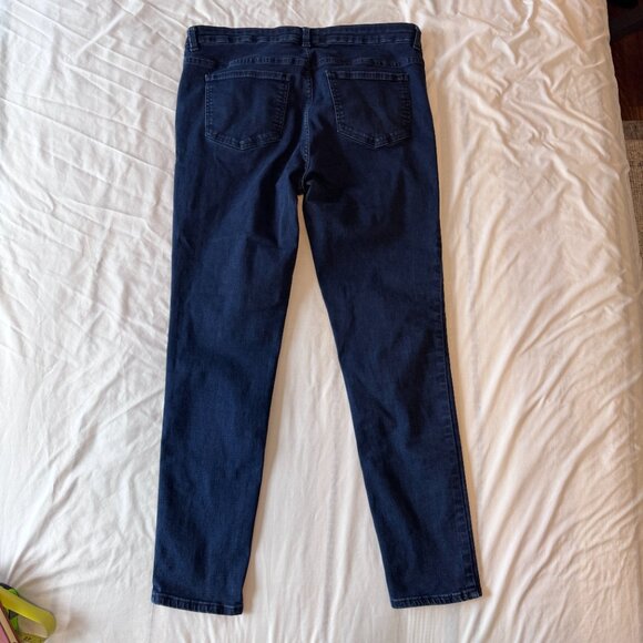 Universal Standard Dark Blue / Indigo Skinny Jeans Size 16 Long Great UC - Picture 2 of 9